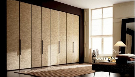 Cabinet with hinged doors covered with a cloth Parigi, MisuraEmme