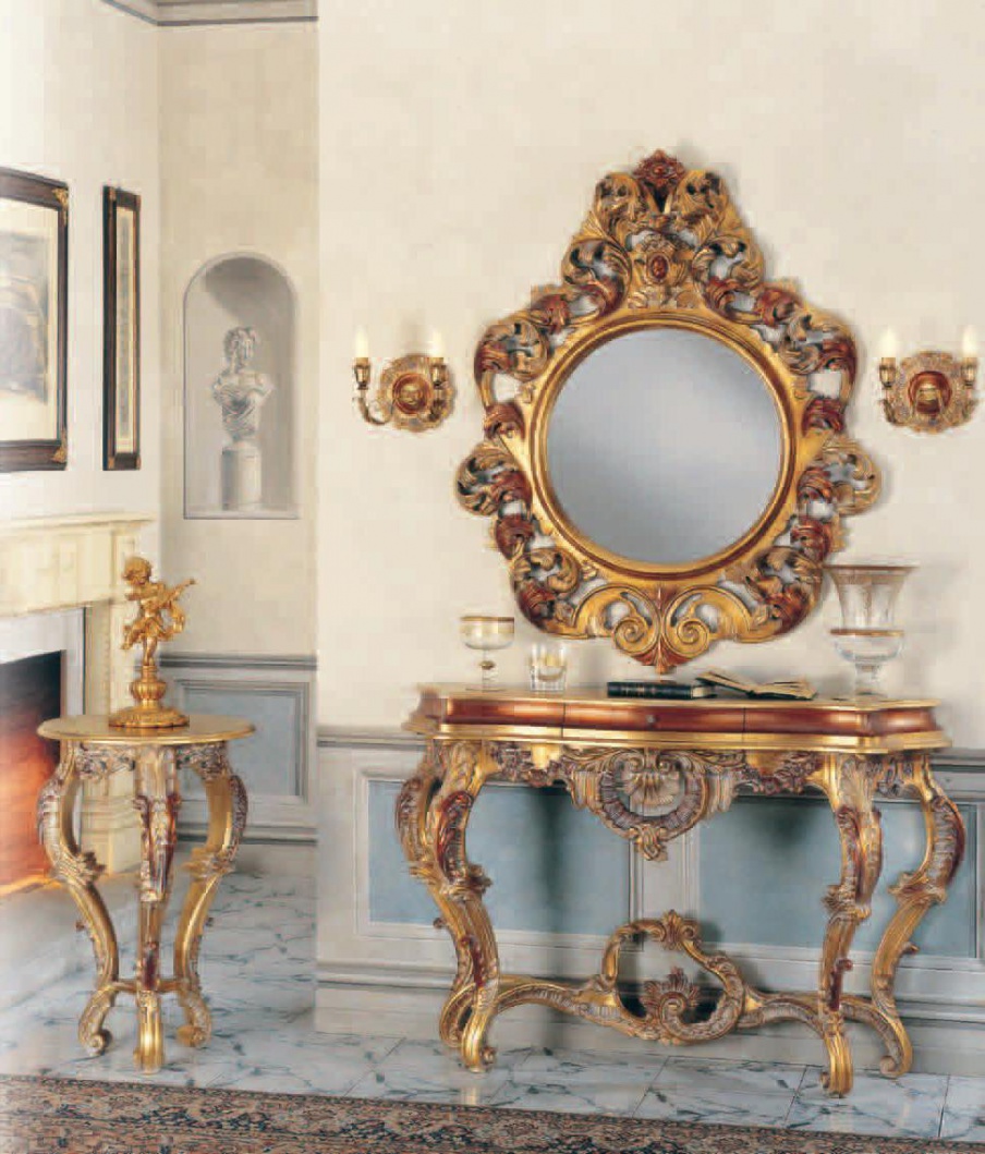 The console on figured legs, Sangiorigo