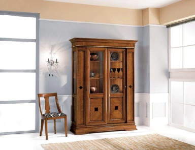 Showcase with hinged door, Sangiorigo