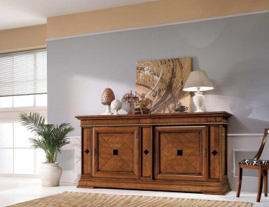 A chest of drawers with hinged doors, Sangiorigo