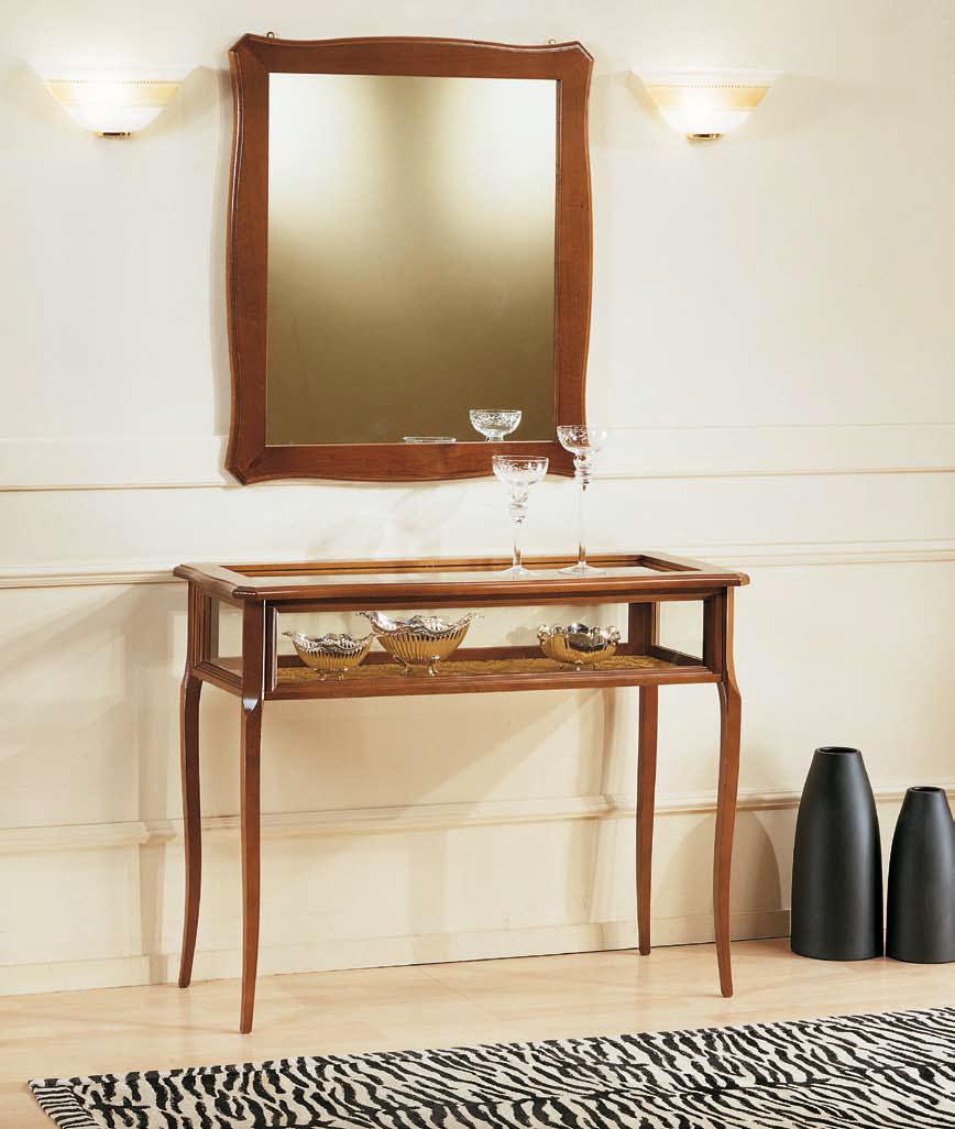 Console with glass top, Sangiorigo