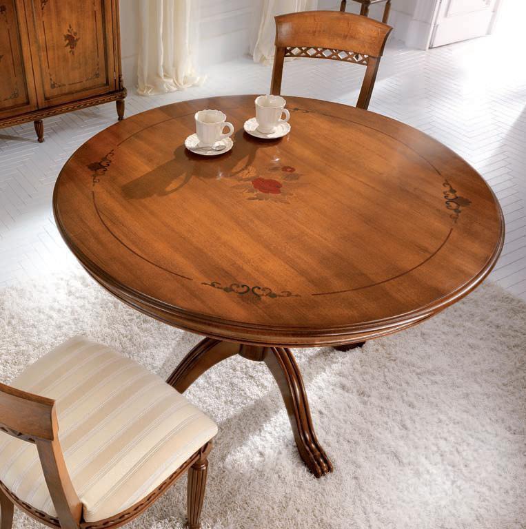 Dining table with round top, Sangiorigo