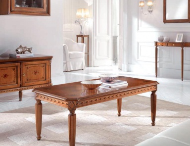 Coffee table with rectangular countertop, Sangiorigo