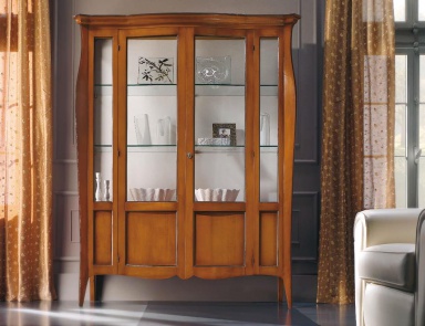 Showcase with glazed doors, Sangiorigo (dining room furniture, Italy)
