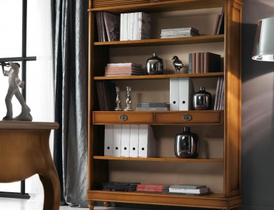 A bookcase with open shelves, Sangiorigo (wardrobe book)