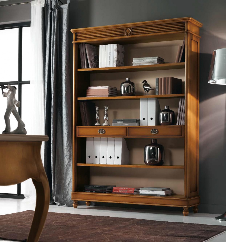 A bookcase with open shelves, Sangiorigo