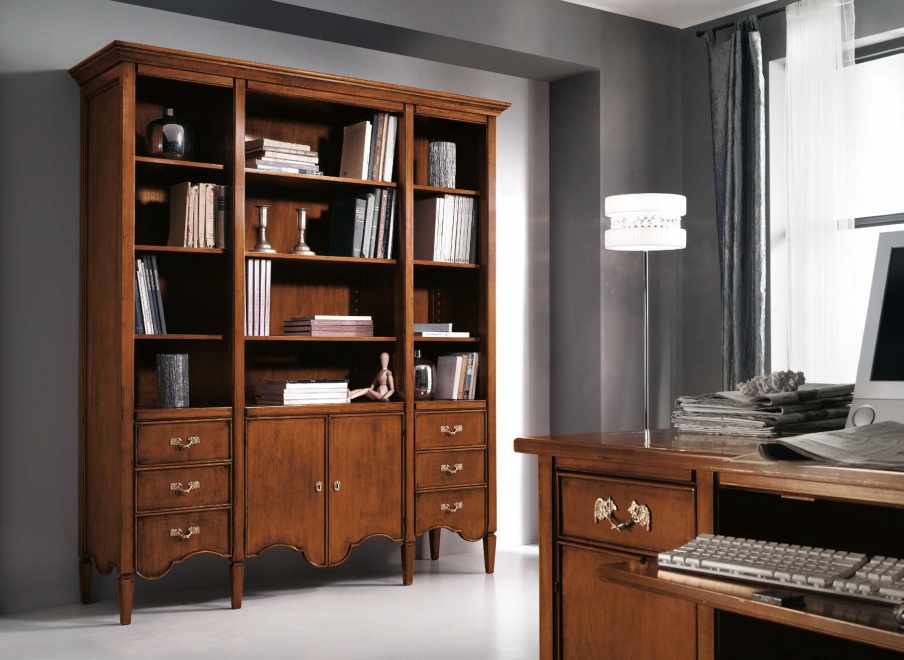 Book Cabinet on high legs, Sangiorigo