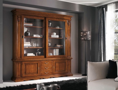 Showcase with sliding shutters, Sangiorigo