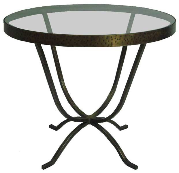 Table with round top, Sarni Large Side Table - Andrew Martin