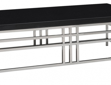 Coffee table, Black Geometric Coffee Table Andrew Martin
