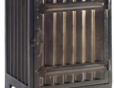 Bedside table with metal legs, the Gladstone Side Chest - Andrew Martin