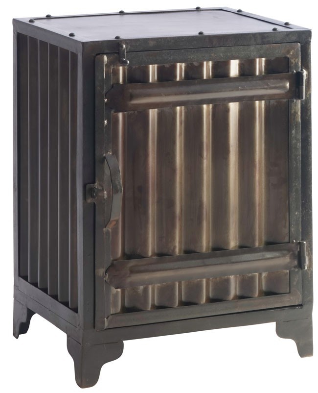 Bedside table with metal legs, the Gladstone Side Chest - Andrew Martin