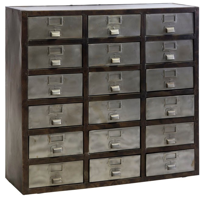 Dresser with drawers, Highfield 18 Drawer Chest - Andrew Martin