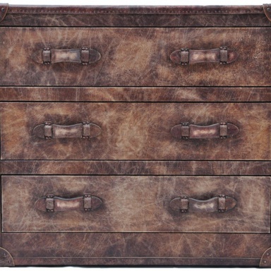 Howard Dresser Chest Of Drawers Vintage Leather