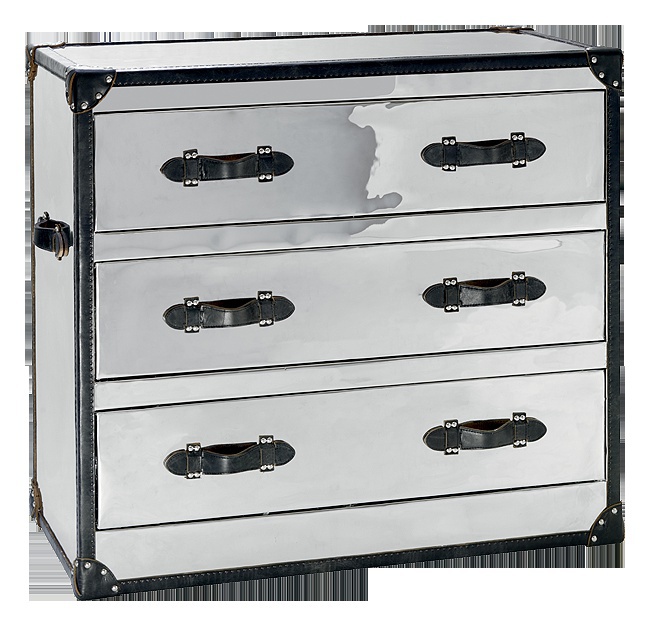 Chest of drawers Howard Steel Side Table - Andrew Martin