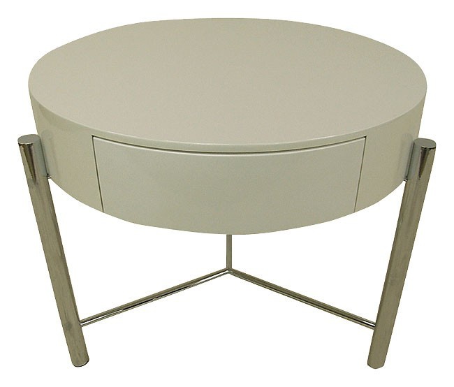 Table with metal legs, Wight Bedside Table - Andrew Martin