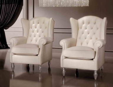 Armchair in fabric Conrad, DV Home