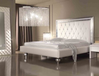 Bed with high headboard Contrast, DV Home