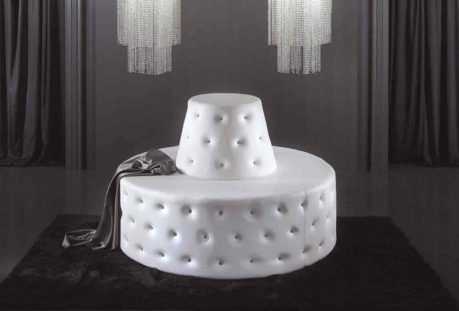 Round pouf Mitchell, Home DV