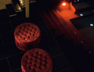 Round Velvet pouf, Home DV