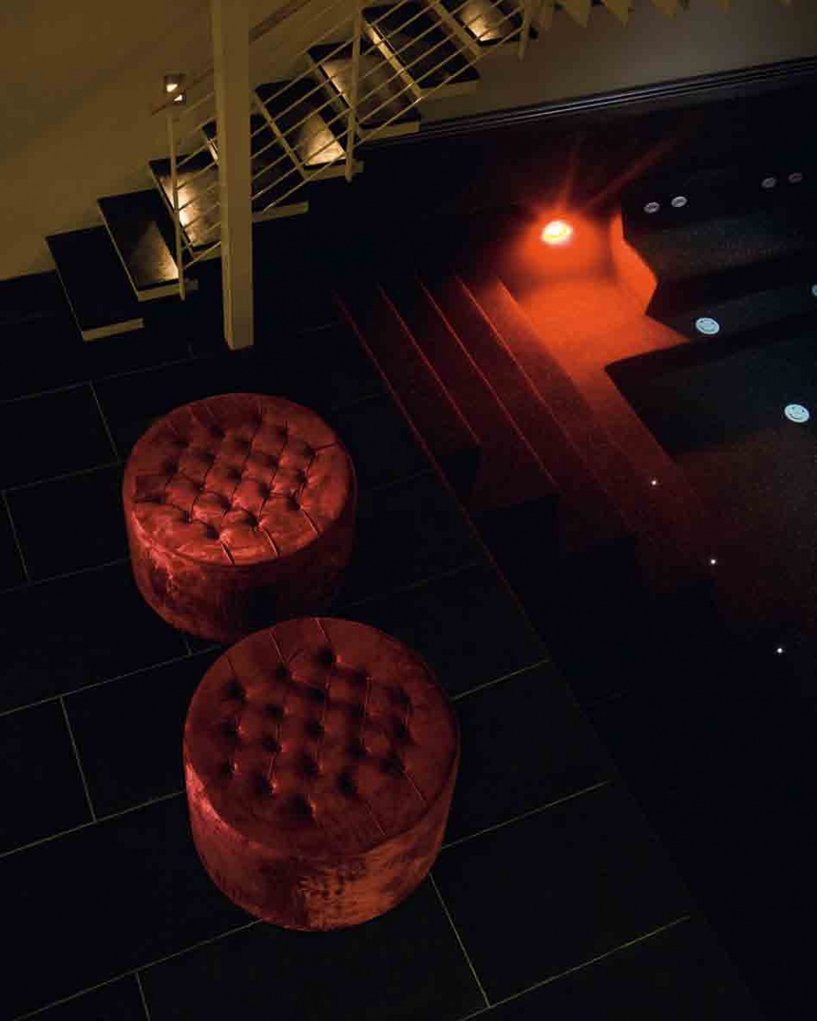 Round Velvet pouf, Home DV