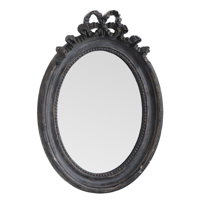 Oval wall mirror Dialma Brown