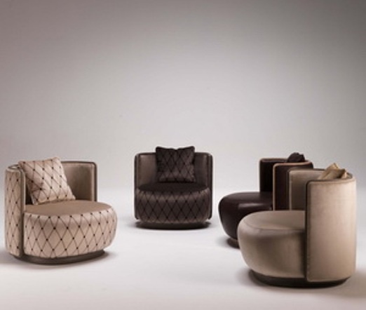 The semi-circular chair, Fratelli Boffi