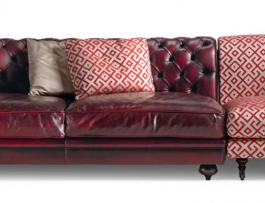 The sofa is modular, Fratelli Boffi