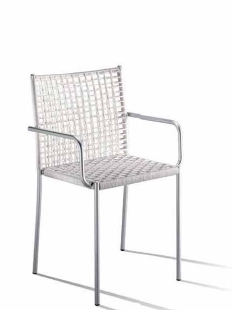 Chair with armrests Celia, Airnova Italia