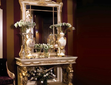 Console with marble top, Ezio Bellotti