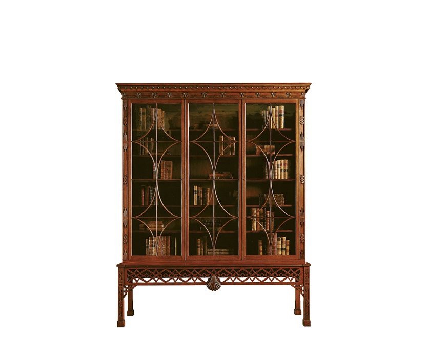 Bookcase Irish Chinese Chippendale, Baker