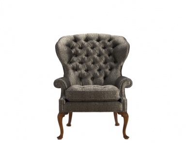 A George II Wing chair, Baker
