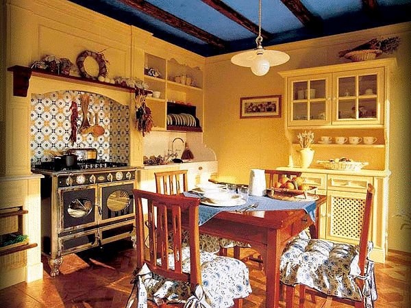 Set for the kitchen made of solid wood Faoma Luxury