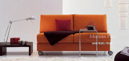 Sofa bed wooden frame upholstered Dado, Bonaldo