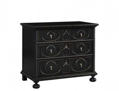 The Glebe Bedside Chest Of Drawers, Baker (furniture art Deco (art Deco))
