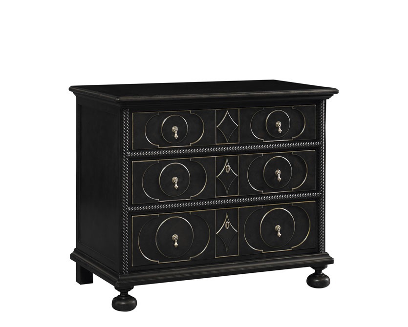 The Glebe Bedside Chest Of Drawers, Baker