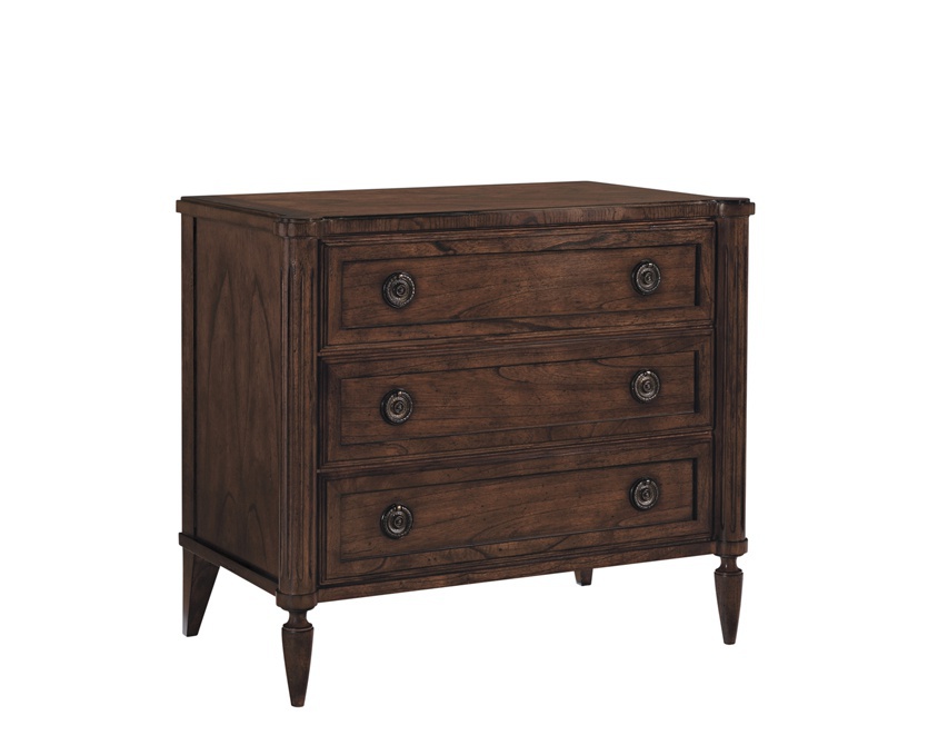 Nightstand Bedside Chest, Baker