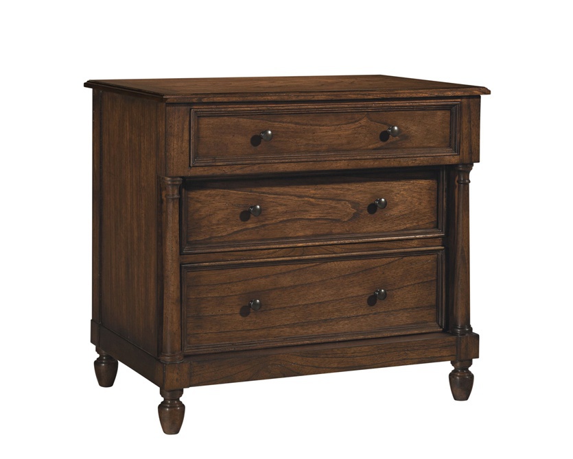 Nightstand Bedside Chest, Baker
