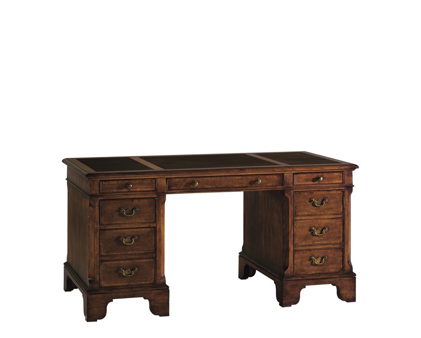 Desk Double Pedestal Desk, Baker