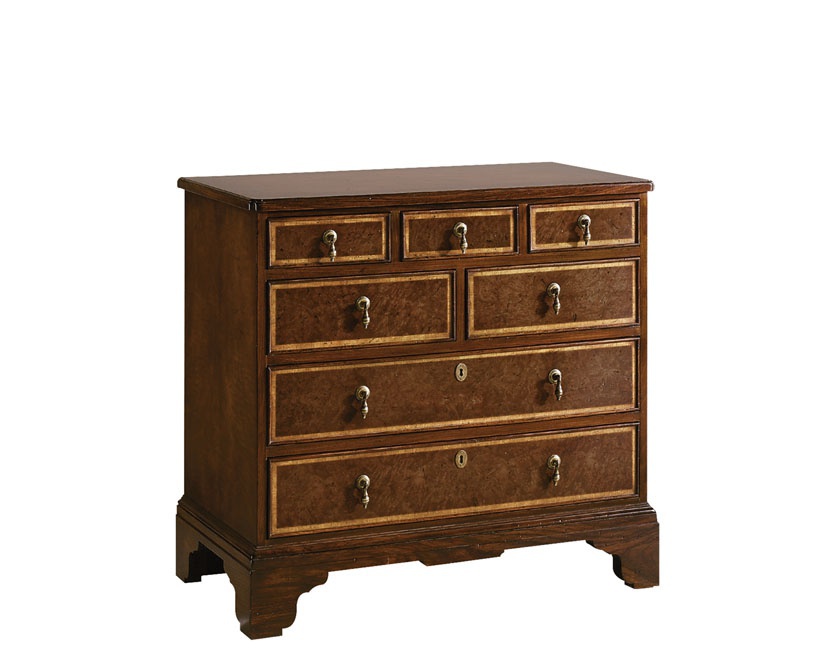 A Walnut Chest Of Drawers, Baker