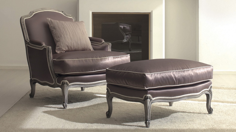 The chair and Ottoman Pigra, Galimberti Nino