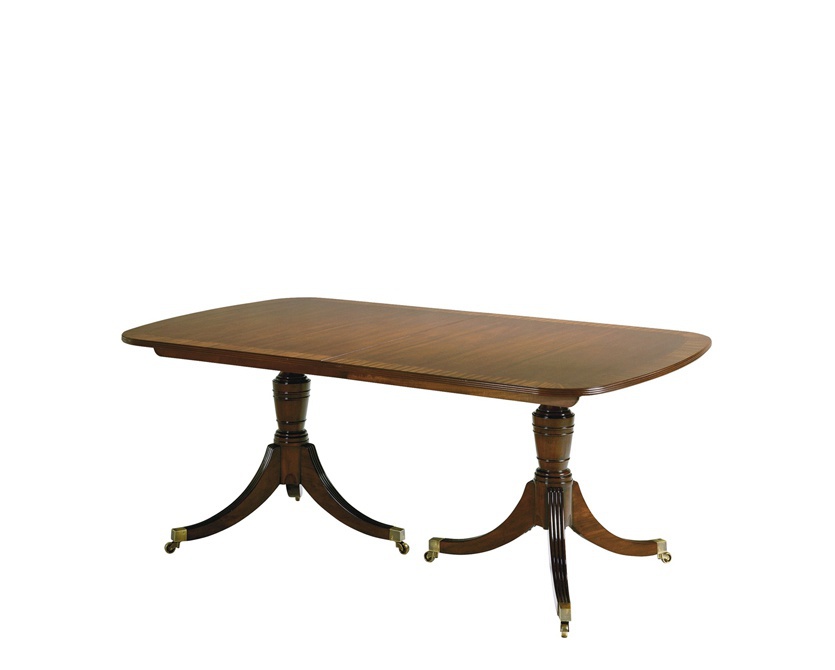 Desk Double Pedestal Table, Baker