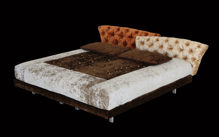 Double bed Super Roy Capitonne, Il Loft