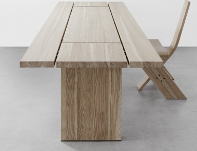 Dining table Iperbole collection Convivio, Lando