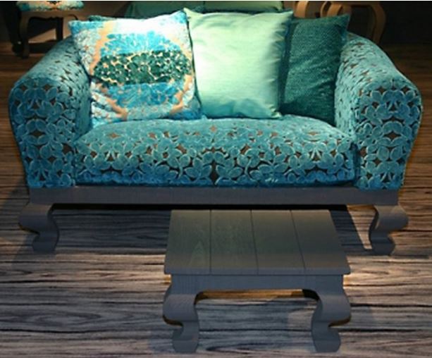 Sofa from the collection Gingerbread, Lando