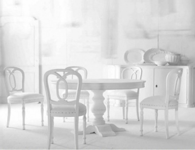 Dining table from the collection of the Nuova Falegnameria, Lando