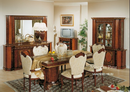 Dining room is the most welcoming and cozy corner of the apartment