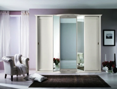 Wardrobe with mirror insert, Lubiex