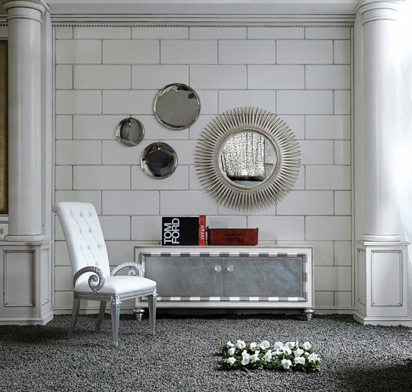 Nightstand body is made of wood Butterfly, Luciano Zonta