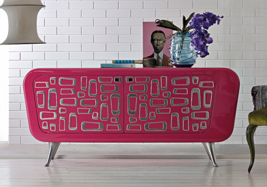 Sideboard with metal legs Fiftes, Luciano Zonta